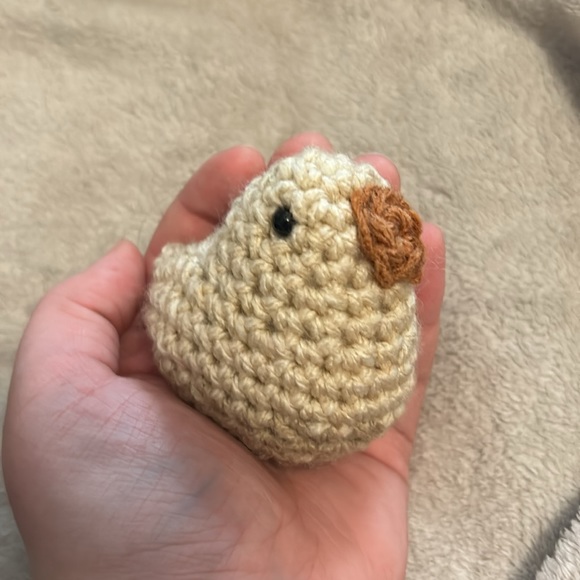 Adorable Handmade Crochet Chicken - Picture 3 of 4
